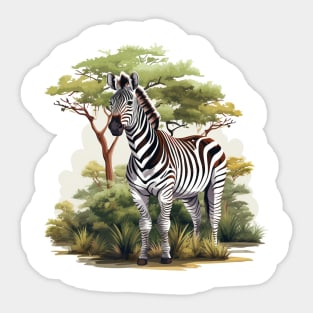 Zebra Lover Sticker